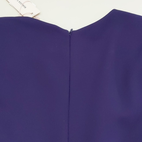 NWT Rebecca Taylor Caley Dress in Aubergine - Picture 10 of 13